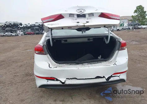 2018 Hyundai Elantra Sel z USA, uszkodzony, nr VIN 5NPD84LF9JH234613